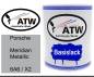 Preview: Porsche, Meridian Metallic, 6A6 / X2: 1L Lackdose, von ATW Autoteile West.
